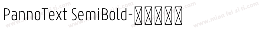 PannoText SemiBold字体转换